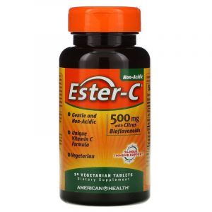 Эстер С, Ester-C, American Health, 500 мг, 90 таблеток