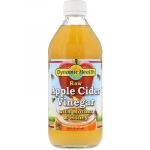Яблочный уксус с медом, Apple Cider Vinegar, Dynamic Health Laboratories, 473 мл