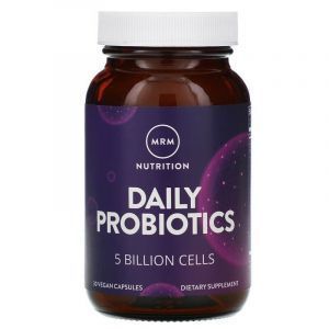 Пробиотики, Daily Probiotic, MRM, 30 вегетарианских капсул