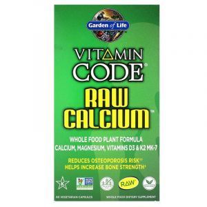 Сырые Витамины, комплекс с Кальцием, Vitamin Code, Garden of Life, 60 к
