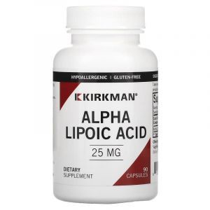 Альфа-липоевая кислота, Kirkman Labs, 25 мг, 90 кап.