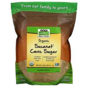 Тростниковый сахар (Sucanat), Now Foods, 907