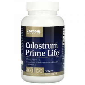 Молозиво, колострум, Colostrum, Jarrow Formulas, 400 мг, 120 капсул.