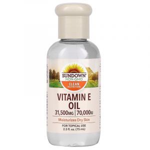 Витамин Е масляный, Vitamin E Oil, Sundown Naturals, 31.500 мг (70000 МЕ), 75 мл