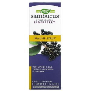 Черная бузина, сироп, Sambucus Immune, Nature's Way, 240 мл