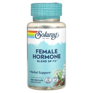 Гормональный баланс женщины, Female Hormone Blend SP-7C, Solaray, 100 капсул