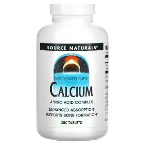 Кальций, Calcium, Source Naturals, 250 таблеток