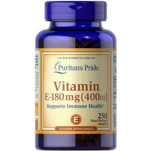 Витамин Е, Vitamin E, Puritan's Pride, 400 МЕ, 250 гелевых капсул