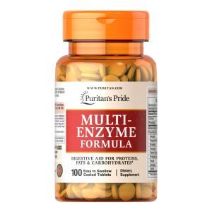 Мульти энзимы, Multi Enzyme, Puritan's Pride, 100 таблеток
