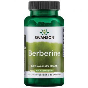 Берберин, Berberine, Swanson, 400 мг,  60 капсул