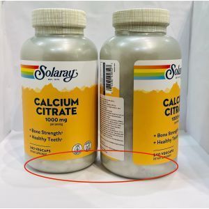 Kalcio citratas, Solaray, 240 kapsulių
