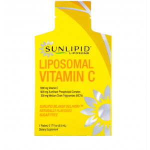 Витамин С липосомальный, Liposomal Vitamin C, Sun Lipid, 30 пакетов по 5 мл каждый