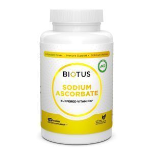 Buferinis vitaminas C, natrio askorbatas, biotusas, milteliai, 227 g