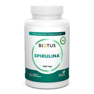 Spirulina, Spirulina, Biotus, 500 mg, 200 tablečių