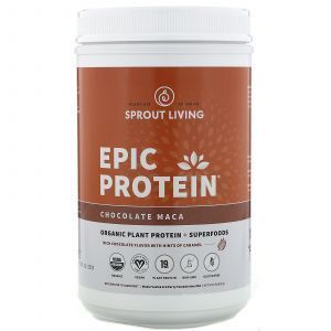 Растительный белок, Plant Protein, LifeTime Vitamins, органик, со вкусом натурального шоколада, 556 г