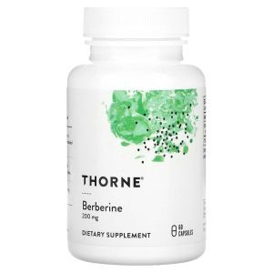 Берберин, Berberine, Thorne Research, 200 мг, 60 капсул